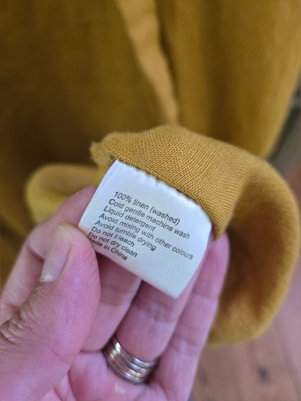 Threads By Bed Threads 100% Linen Robe - Picture 6 of 7